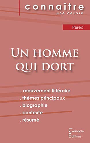 Fiche de lecture Un homme qui dort de Georges Perec (analyse littéraire de référence et résumé complet)