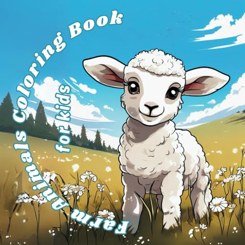 Farm Animals Coloring Book. For Toddlers & For Kids Ages 2-6: A beautiful coloring book for kid & toddlers. Large size (8.5x8.5 in.) Perfect for gift ... books for kids and toddlers, Band 1) von Independently published