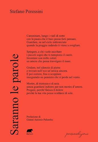 Saranno le parole (Poesiaedizioni) von Bertoni