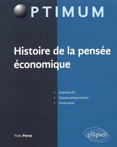 Histoire de la pensée économique (Optimum)