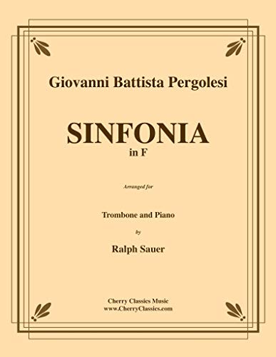 Sinfonia in F for Trombone and Piano | für Posaune und Klavier (Partitur und Stimme)