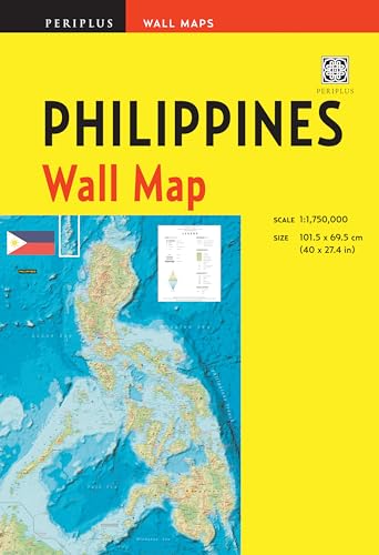 Periplus Philippines Wall Map: Scale: 1:1,750,000; Unfolds to 40 x 27.5 inches (101.5 x 70 cm) (Periplus Wall Maps) von Tuttle Publishing