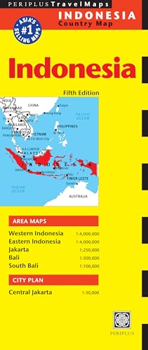 Indonesia Travel Map von Tuttle Publishing