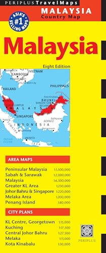 Malaysia Travel Map von Tuttle Publishing