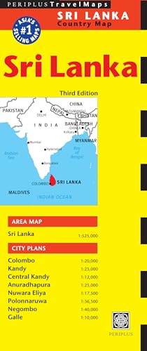 Periplus Travel Maps Country Map Sri Lanka von Tuttle Publishing