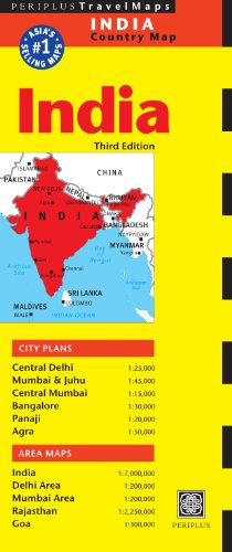 India Travel Map (Periplus Travel Maps Country Map)