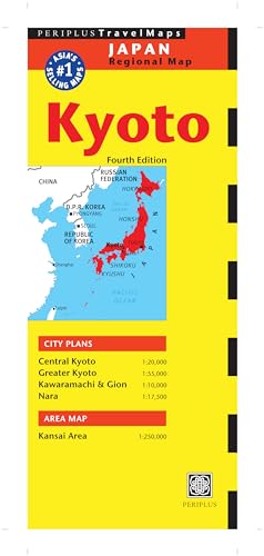 Periplus Travel Map Kyoto: Japan Regional Map (Periplus Travel Maps)