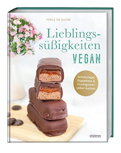 Lieblingssüßigkeiten vegan: Schokoriegel, Doppelkeks & Fruchtgummi selber machen. Das Rezeptbuch für vegane Süßigkeiten wie Riegel, Kekse & weitere leckere Lieblings-Snacks von früher und heute