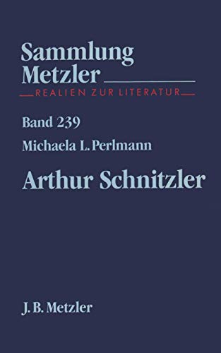 Arthur Schnitzler (Sammlung Metzler)
