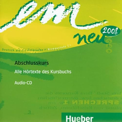 em neu 2008 Abschlusskurs: Deutsch als Fremdsprache / Audio-CD em neu 2008 Abschlusskurs: Deutsch als Fremdsprache / Audio-CD