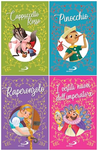 Cappuccetto Rosso-Pinocchio-Raperonzolo-I vestiti nuovi dell'imperatore. Ediz. a colori (I più bei libri per ragazzi) von San Paolo Edizioni