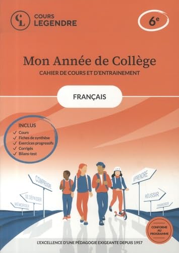 Mon année de collège - 6ème français-cahier de cours et d'entraînement: Cours – Fiches de synthèse – Exercices – Corrigés - Bilans-test Mon année de collège - 6ème français-cahier de cours et d'entraînement: Cours – Fiches de synthèse – Exercices – Corrigés - Bilans-test von EDICOLE