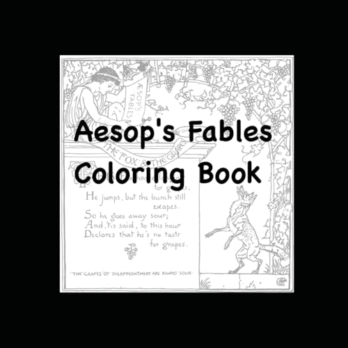 Aesop's Fables Coloring Book von Independently published