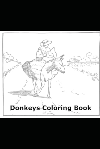 Donkeys Coloring Book von Independently published