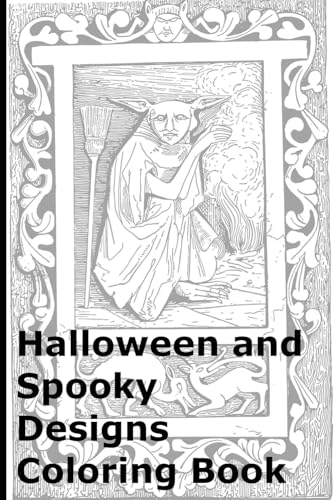 Halloween and Spooky Designs Coloring Book von Independently published