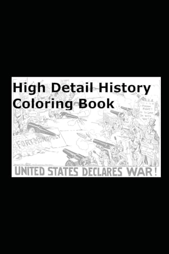 High Detail History Coloring Book von Independently published