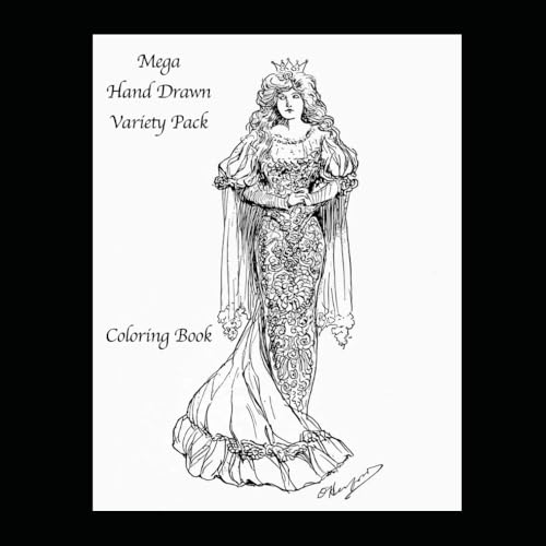 Mega Hand-Drawn Variety Pack: Coloring Book von Independently published