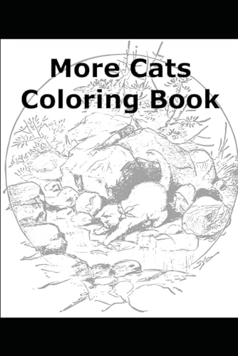 More Cats Coloring Book von Independently published