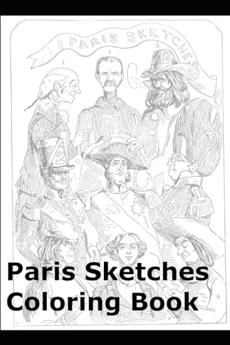 Paris Sketches Coloring Book von Independently published