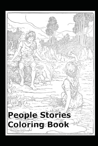 People Stories Coloring Book von Independently published