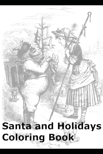 Santa and Holidays Coloring Book von Independently published