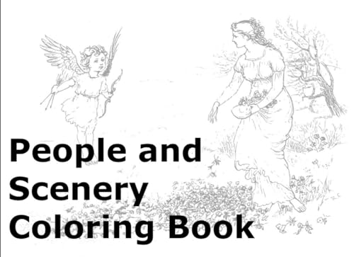 Scenery and People Coloring Book von Independently published