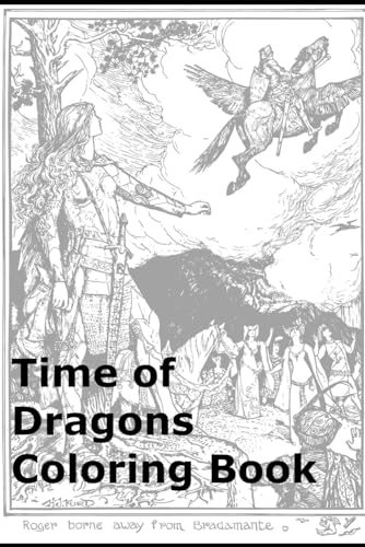 Time of Dragons Coloring Book von Independently published