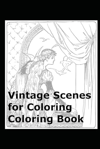 Vintage Scenes for Coloring Coloring Book von Independently published