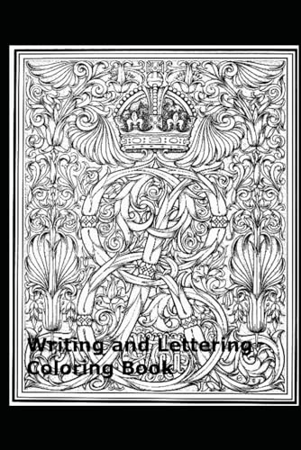 Writing and Lettering Coloring Book von Independently published