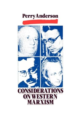 CONSIDERATIONS ON WESTERN MARXISM von Verso