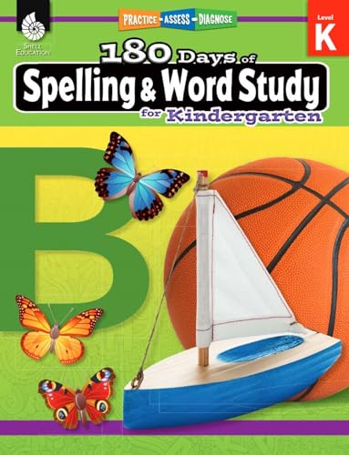 180 Days of Spelling and Word Study for Kindergarten: Practice, Assess, Diagnose (180 Days of Practice)