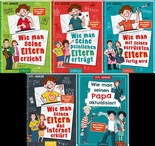 Wie man mit seinen Eltern umgeht: 5 lustige Titel im Set + 1 exklusives Postkartenset