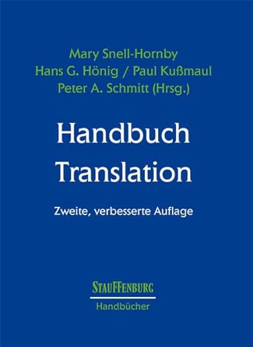 Handbuch Translation / Handbuch Translation (Stauffenburg Handbücher)