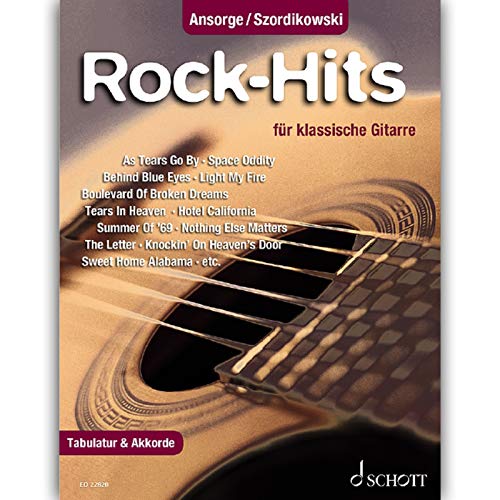 Rock-Hits: 25 beliebte Songs. Gitarre. Spielbuch. (Klassische Gitarrenhits)