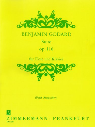Suite: op. 116. Flöte und Klavier.