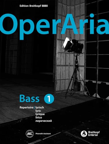 OperAria Bass Band 1: lyrisch (EB 8880): Repertoiresammlung / Vokalcoach