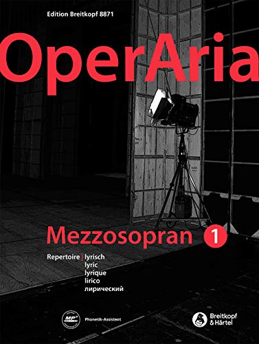 OperAria Mezzosopran Band 1: lyrisch (EB 8871): Repertoiresammlung / Vokalcoach von Breitkopf & Hrtel
