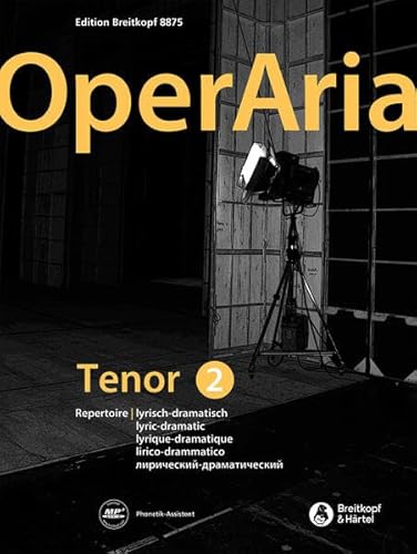 OperAria Tenor Band 2: lyrisch-dramatisch (EB 8875) Repertoiresammlung / Vokalcoach von Breitkopf & Härtel