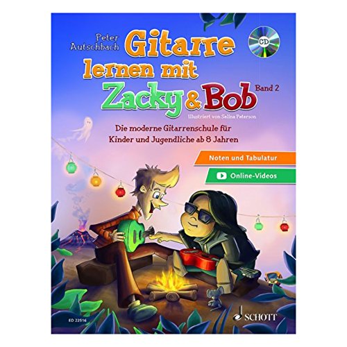 Gitarre lernen mit Zacky und Bob: Die moderne Gitarrenschule für Kinder und Jugendliche ab 6 Jahren. Gitarre. Gitarre lernen mit Zacky und Bob: Die moderne Gitarrenschule für Kinder und Jugendliche ab 6 Jahren. Gitarre.