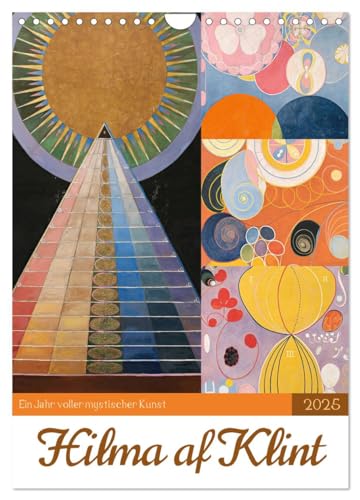 Hilma af Klint - Ein Jahr voller mystischer Kunst (Wandkalender 2025 DIN A4 hoch), CALVENDO Monatskalender