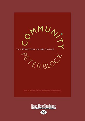 Community: The Structure of Belonging von ReadHowYouWant