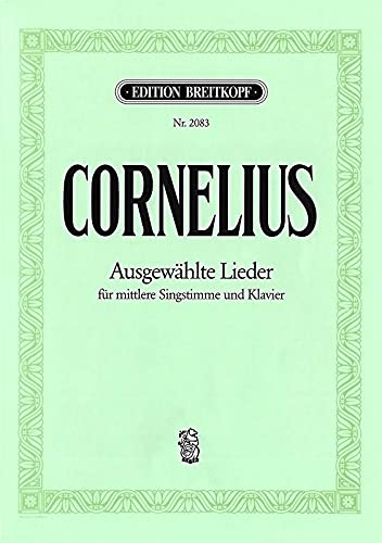 Ausgewählte Lieder für mittlere Stimme und Klavier (EB 2083)