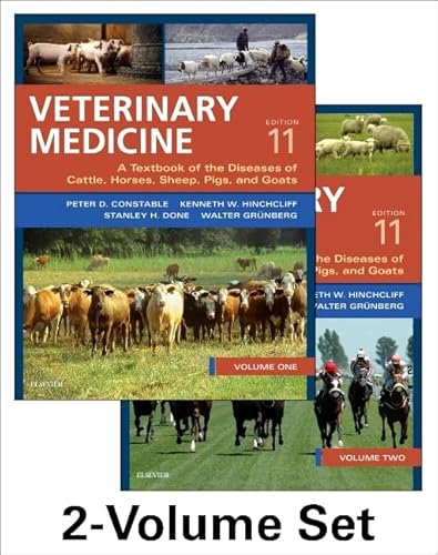 Veterinary Medicine: A textbook of the diseases of cattle, horses, sheep, pigs and goats - two-volume set von Saunders Ltd.