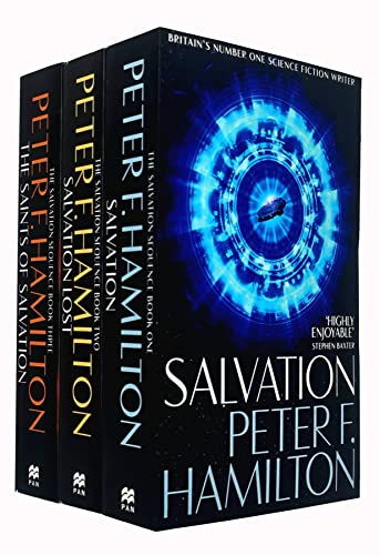 Salvation Sequence Series 3 Books Collection Set By Peter F Hamilton (Salvation, Salvation Lost, [Hardcover] The Saints of Salvation) - Peter F. Hamilton