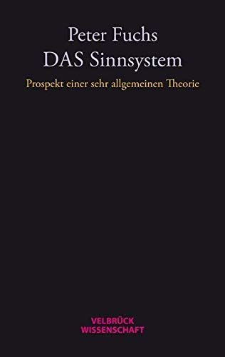 DAS Sinnsystem: Prospekt einer sehr allgemeinen Theorie von Velbrück Wissenschaft