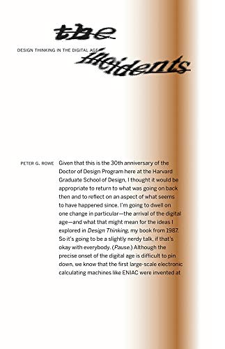 Design Thinking in the Digital Age (The Incidents)