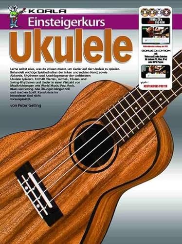Einsteigerkurs Ukulele (Buch/CD/Doppel-DVD/Poster)