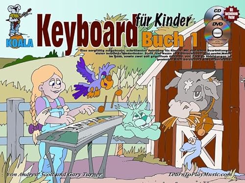 Keyboard für Kinder: inklusive Buch/CD/DVD/Poster