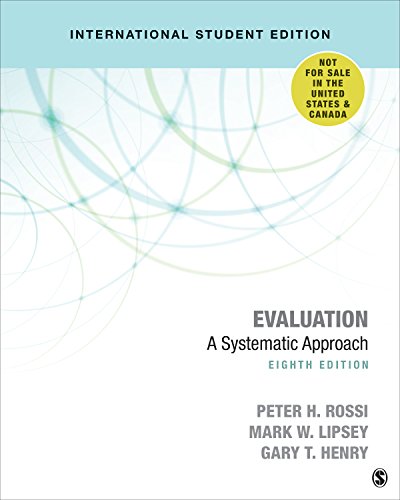 Evaluation: A Systematic Approach