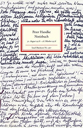 Notizbuch: 31. August 1978 - 18. Oktober 1978 (Insel-Bücherei)